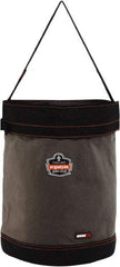 Ergodyne - 1 Pocket Gray & Black Canvas Tool Bucket - 16" Wide x 16" Deep x 20" High - Caliber Tooling