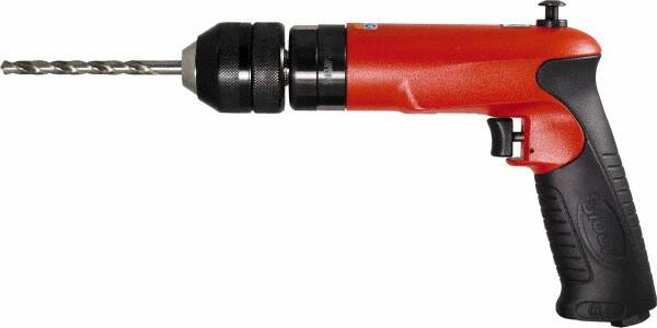 Sioux Tools - 3/8" Reversible Keyless Chuck - Pistol Grip Handle, 2,000 RPM, 14 LPS, 1 hp, 90 psi - Caliber Tooling