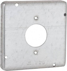 Hubbell-Raco - Electrical Outlet Box Steel Cover - Includes Mounting Hardware - Caliber Tooling