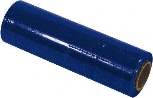 Made in USA - 18" x 1,500' 80 Gauge Blue Cast Hand Stretch Film - Caliber Tooling