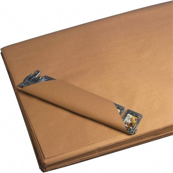 Made in USA - 48" Long x 40" Wide Sheets of Recycled Kraft Paper - 50 Lb Paper Weight, 225 Sheets - Caliber Tooling