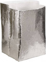 Made in USA - 16" Long x 16" Wide x 16" High x 3/16" Thick Box Liner - Silver, Case - Caliber Tooling