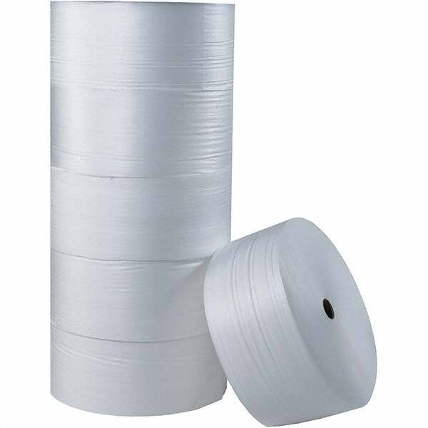 Made in USA - 250' Long x 6" Wide x 1/4" Thick, Foam Roll - White - Caliber Tooling