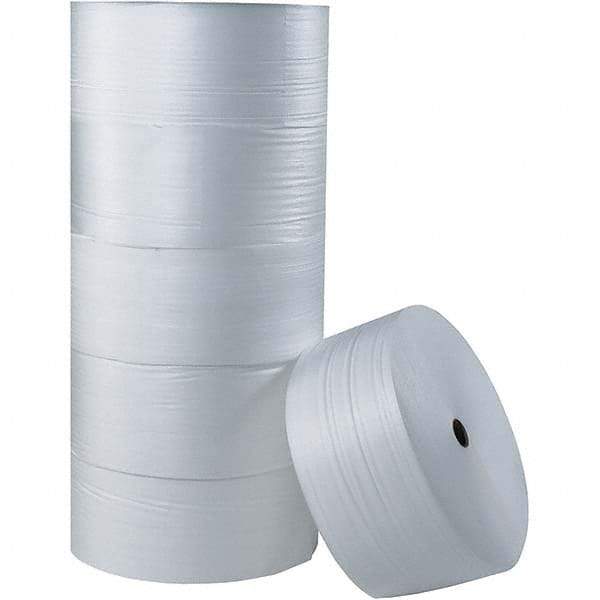 Made in USA - 550' Long x 6" Wide x 1/8" Thick, Foam Roll - White - Caliber Tooling