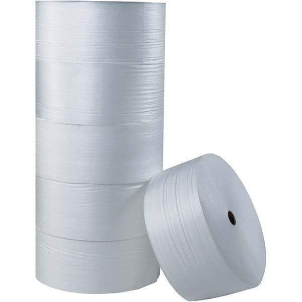 Made in USA - 750' Long x 18" Wide x 3/32" Thick, Foam Roll - White - Caliber Tooling