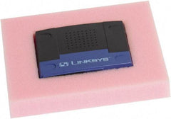 Made in USA - 24" Long x 24" Wide, Antistatic Pick & Pack Foam - Pink, Standard Grade - Caliber Tooling