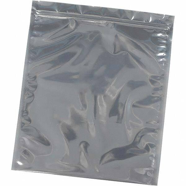 Made in USA - 6" Long x 4" Wide, 3 mil Thick, Self Seal Recloseable Zip Top Static Protection Bag - Transparent, Standard Grade - Caliber Tooling