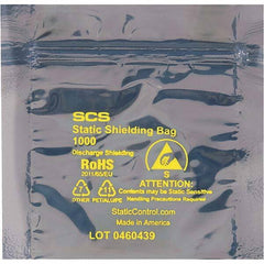 Made in USA - 24" Long x 24" Wide, 3.1 mil Thick, Self Seal Static Shield Bag - Transparent, Metal-In, Standard Grade - Caliber Tooling