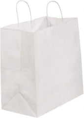 Made in USA - Kraft Grocery Bag - 13 x 7 x 13, White - Caliber Tooling