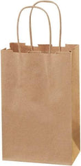 Made in USA - Kraft Grocery Bag - 5-1/4 x 3-1/4 x 8-3/8, Kraft - Caliber Tooling