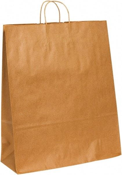 Made in USA - Kraft Grocery Bag - 16 x 6 x 19-1/4, Kraft - Caliber Tooling