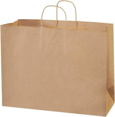 Made in USA - Kraft Grocery Bag - 16 x 6 x 12, Kraft - Caliber Tooling