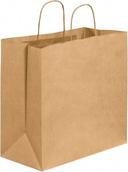 Made in USA - Kraft Grocery Bag - 13 x 7 x 13, Kraft - Caliber Tooling