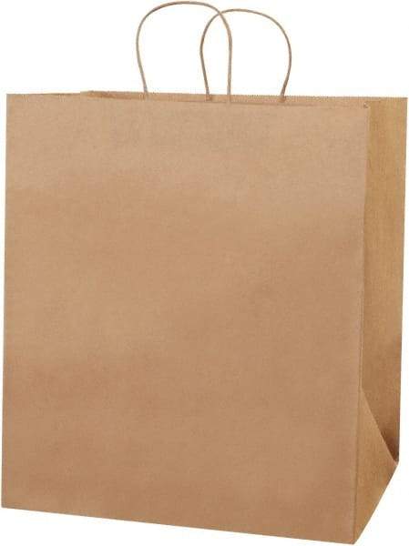 Made in USA - Kraft Grocery Bag - 14 x 10 x 15-1/2, Kraft - Caliber Tooling