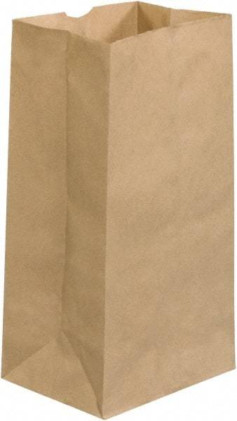 Made in USA - Kraft Grocery Bag - 8-1/4 x 6-1/8 x 15-7/8, Kraft - Caliber Tooling