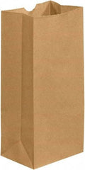 Made in USA - Kraft Grocery Bag - 5-1/4 x 3-7/16 x 10-15/16, Kraft - Caliber Tooling