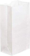 Made in USA - Kraft Grocery Bag - 6 x 3-5/8 x 11, White - Caliber Tooling