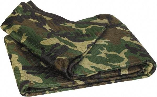 Value Collection - 72" Long x 80" Wide Cotton/Poly Blend Tarp & Dust Cover - Camouflage - Caliber Tooling