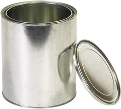 Value Collection - 1 Gal Gray Cylinder Metal Can - 10" High - Caliber Tooling