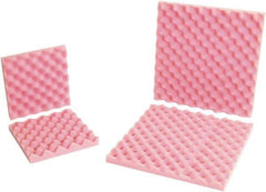 Made in USA - 24" Long x 24" Wide, Antistatic Convoluted Foam Set - Pink, Standard Grade - Caliber Tooling