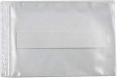 Superscan - 50 Piece Clear Press-On Vinyl Envelope - 4" High x 8" Wide - Caliber Tooling