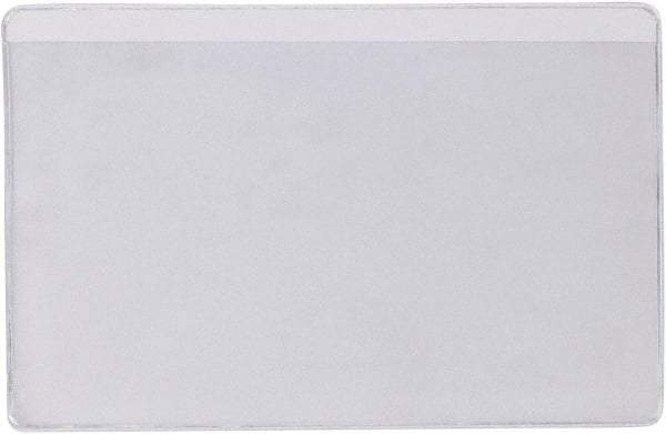 Superscan - 50 Piece Clear Press-On Vinyl Envelope - 4" High x 6" Wide - Caliber Tooling