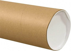 Made in USA - 6" Diam x 30" Long Round Jumbo Mailing Tubes - 1 Wall, Kraft (Color) - Caliber Tooling