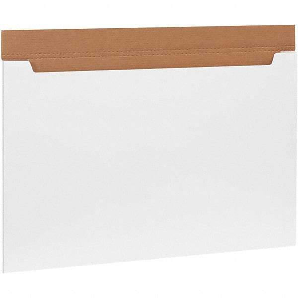 Made in USA - 24" Wide x 36" Long x 2-1/2" High Rectangle Crush Proof Mailers - 1 Wall, White - Caliber Tooling