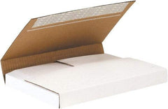 Made in USA - 8-5/8" Wide x 11-1/8" Long x 2" High Rectangle Crush Proof Mailers - 1 Wall, White - Caliber Tooling