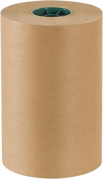 Made in USA - 600' Long x 12" Wide Roll of Kraft Paper with 10# Gloss Polyethylene - 50 Lb Paper Weight - Caliber Tooling