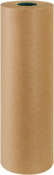 Made in USA - 600' Long x 24" Wide Roll of Kraft Paper with 10# Gloss Polyethylene - 50 Lb Paper Weight - Caliber Tooling