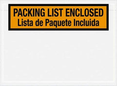 Value Collection - 1,000 Piece, 7-1/2" Long x 5-1/2" Wide, Packing List Envelope - Orange - Caliber Tooling