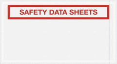 Value Collection - 1,000 Piece, 5-1/2" Long x 10" Wide, Packing List Envelope - Material Safety Data Sheets Enclosed, Clear - Caliber Tooling