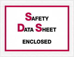 Value Collection - 1,000 Piece, 6-1/2" Long x 5" Wide, Packing List Envelope - Material Safety Data Sheets Enclosed, Printed & Clear - Caliber Tooling