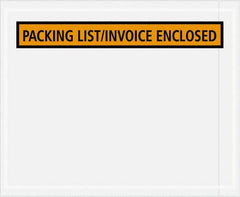 Value Collection - 1,000 Piece, 4-1/2" Long x 5-1/2" Wide, Packing List Envelope - Packing List/Invoice Enclosed, Orange - Caliber Tooling