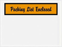 Value Collection - 1,000 Piece, 4-1/2" Long x 6" Wide, Packing List Envelope - Packing List Enclosed, Orange - Caliber Tooling