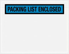 Value Collection - 1,000 Piece, 7" Long x 5-1/2" Wide, Packing List Envelope - Packing List Enclosed, Blue - Caliber Tooling