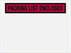 Value Collection - 1,000 Piece, 4-1/2" Long x 6" Wide, Packing List Envelope - Packing List Enclosed, Red - Caliber Tooling