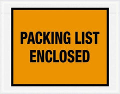 Value Collection - 1,000 Piece, 7" Long x 5-1/2" Wide, Packing List Envelope - Packing List Enclosed, Orange - Caliber Tooling