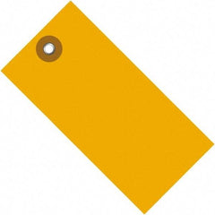 Dupont - 3-1/4" High x 1-5/8" Long, Safety & Facility Blank Tag - Orange Spunbonded Olefin - Caliber Tooling