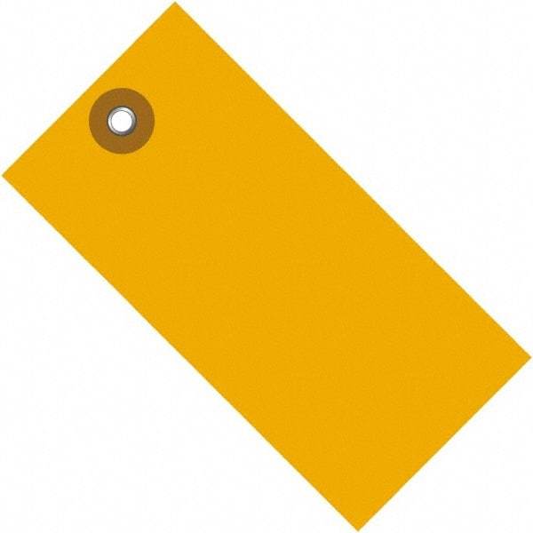 Dupont - 4-1/4" High x 2-1/8" Long, Safety & Facility Blank Tag - Orange Spunbonded Olefin - Caliber Tooling