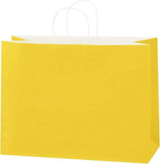 Made in USA - Kraft Grocery Bag - 16 x 6 x 12, Buttercup - Caliber Tooling