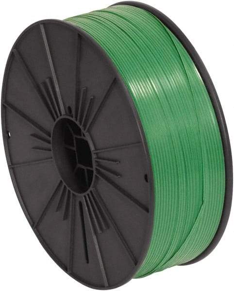 Made in USA - 7,000" Long, Bag Tie - Green - Caliber Tooling