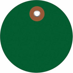 Made in USA - Safety & Facility Blank Tag - Green Vinyl - Caliber Tooling