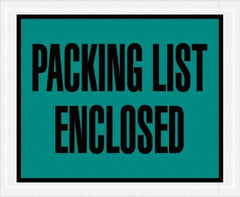 Value Collection - 1,000 Piece, 4-1/2" Long x 5-1/2" Wide, Packing List Envelope - Packing List Enclosed, Green - Caliber Tooling