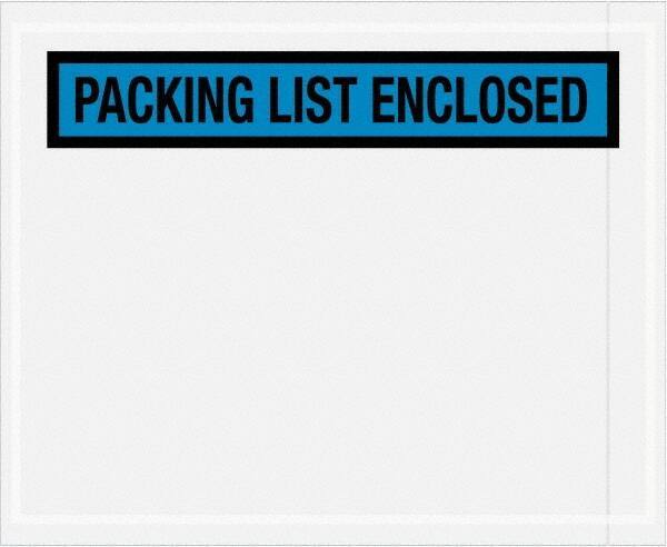 Value Collection - 1,000 Piece, 4-1/2" Long x 5-1/2" Wide, Packing List Envelope - Packing List Enclosed, Blue - Caliber Tooling