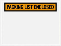 Value Collection - 1,000 Piece, 4-1/2" Long x 6" Wide, Packing List Envelope - Packing List Enclosed, Orange - Caliber Tooling