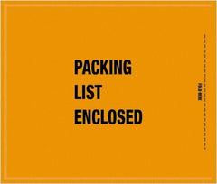 Value Collection - 1,000 Piece, 8-1/2" Long x 10" Wide, Packing List Envelope - Packing List Enclosed, Orange - Caliber Tooling