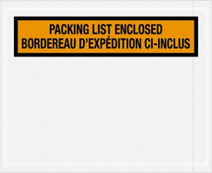 Value Collection - 1,000 Piece, 4-1/2" Long x 5-1/2" Wide, Packing List Envelope - Orange - Caliber Tooling