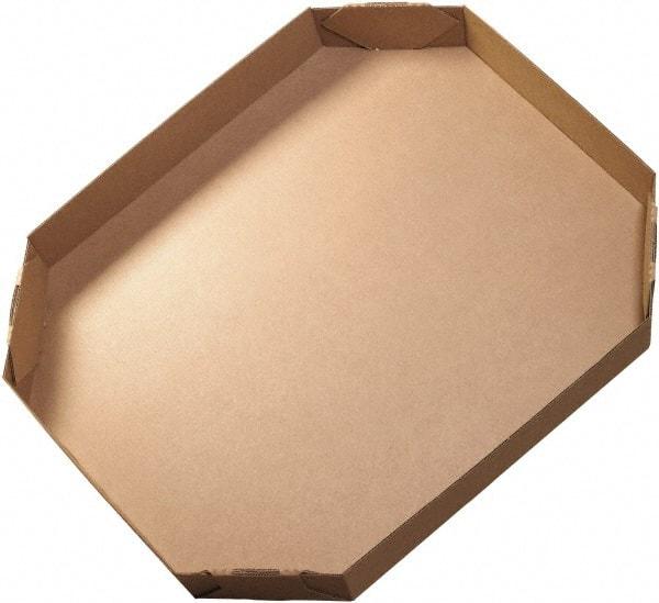 Made in USA - 38" Wide x 46" Long x 6" High Heavy Duty Corrugated Box - 1 Wall, Kraft (Color), 95 Lb Capacity - Caliber Tooling